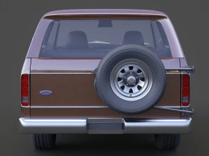 Форд-Бронко 1978 г. 3D Модель
