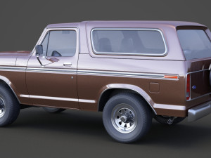 ford-bronco 1978 Modello 3D