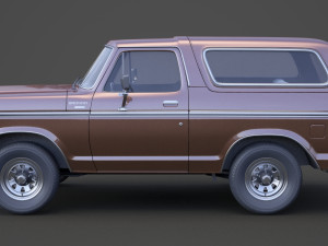 ford-bronco 1978 Modello 3D
