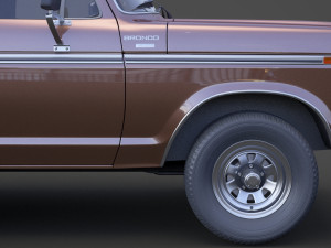 ford-bronco 1978 Modello 3D