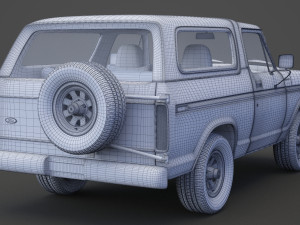 ford-bronco 1978 Modello 3D