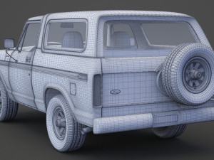 ford-bronco 1978 Modello 3D