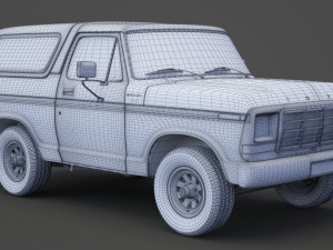 ford-bronco 1978 Modello 3D