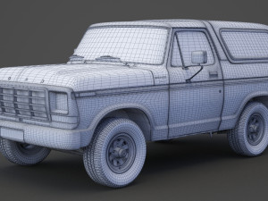 ford-bronco 1978 Modello 3D