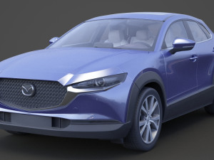 mazda cx-30 2020 hq interior Modelo 3D