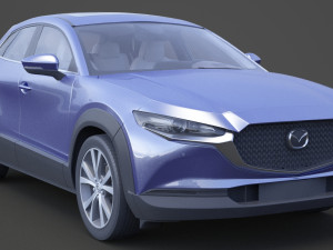 mazda cx-30 2020 hq interior Modelo 3D