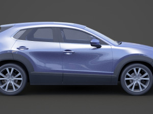 mazda cx-30 2020 hq interior Modelo 3D