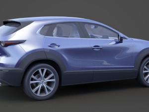 mazda cx-30 2020 hq interior Modelo 3D