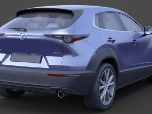 mazda cx-30 2020 hq interior Modelo 3D