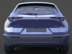 mazda cx-30 2020 hq interior Modelo 3D