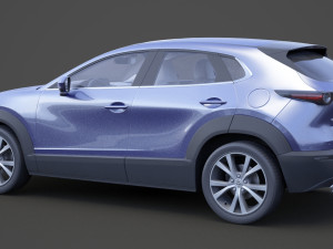 mazda cx-30 2020 hq interior Modelo 3D