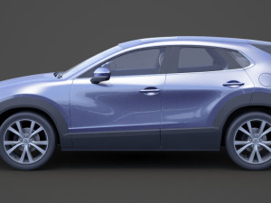 mazda cx-30 2020 hq interior Modelo 3D