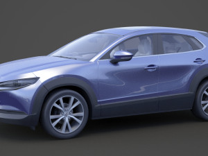 mazda cx-30 2020 hq interior Modelo 3D