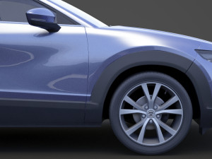 mazda cx-30 2020 hq interior Modelo 3D