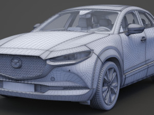 mazda cx-30 2020 hq interior Modelo 3D