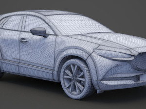 mazda cx-30 2020 hq interior Modelo 3D