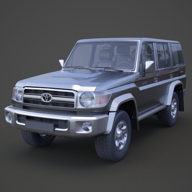 toyota land cruiser 2007 Modèle 3D .c4d .max .obj .3ds .fbx .stl .blend 