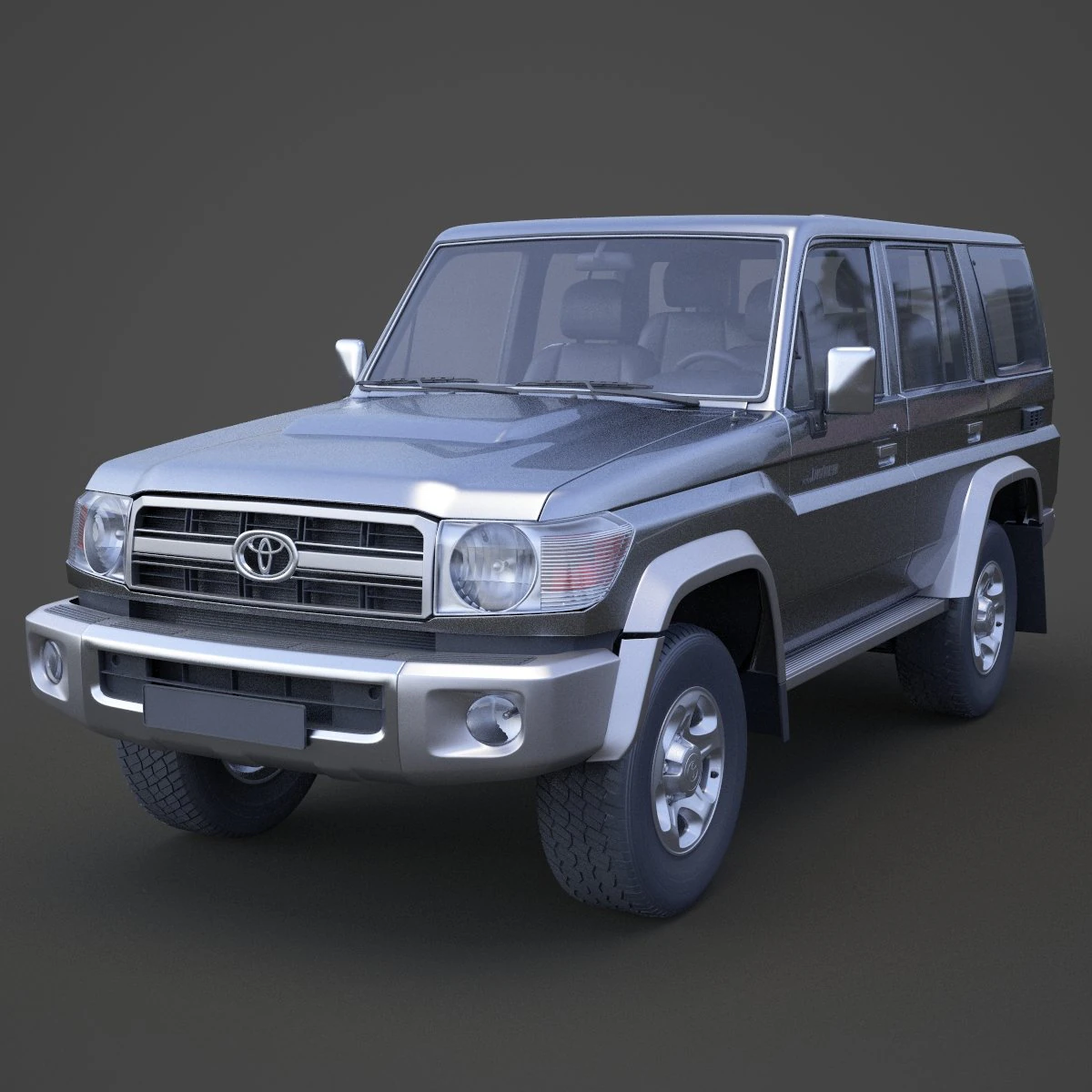 toyota land cruiser 2007 3D Model .c4d .max .obj .3ds .fbx .stl .blend