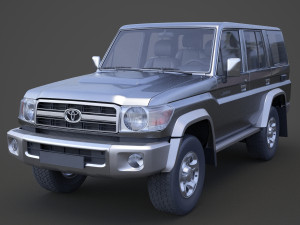 toyota land cruiser 2007 3D Model