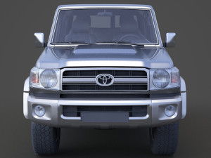 toyota land cruiser 2007 Modèle 3D