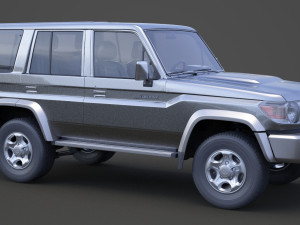 toyota land cruiser 2007 Modèle 3D