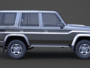 toyota land cruiser 2007 Modèle 3D