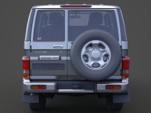 toyota land cruiser 2007 Modèle 3D
