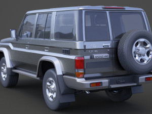 toyota land cruiser 2007 Modèle 3D