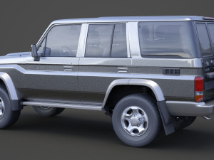 toyota land cruiser 2007 Modèle 3D