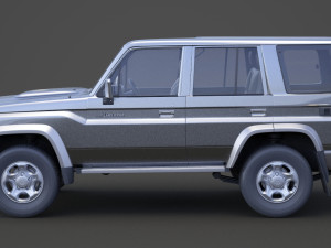toyota land cruiser 2007 Modèle 3D