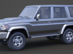 toyota land cruiser 2007 Modèle 3D