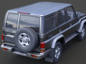 toyota land cruiser 2007 Modèle 3D