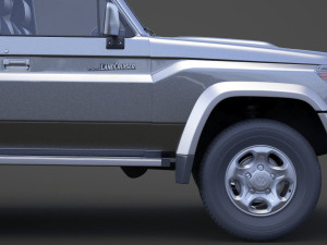 toyota land cruiser 2007 Modèle 3D