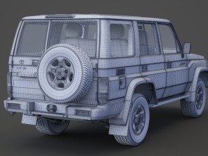 toyota land cruiser 2007 Modèle 3D