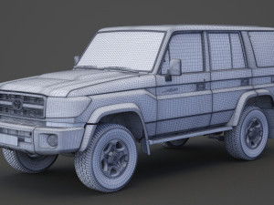 toyota land cruiser 2007 Modèle 3D