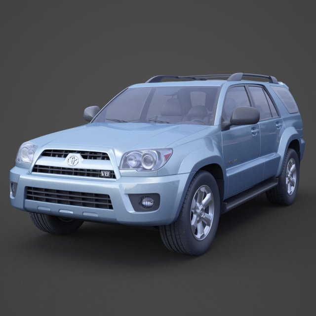 toyota 4runner 2009 Modelo 3D .c4d .max .obj .3ds .fbx .stl .blend 