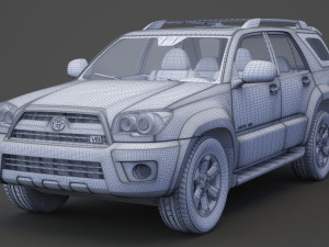 toyota 4runner 2009 Modelo 3D