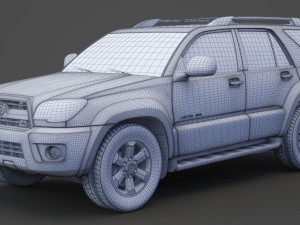 toyota 4runner 2009 Modelo 3D