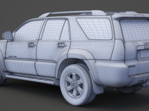 toyota 4runner 2009 Modelo 3D