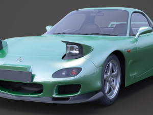 mazda rx7 1999 Modelo 3D