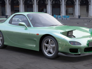 mazda rx7 1999 Modelo 3D