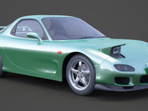 mazda rx7 1999 Modelo 3D