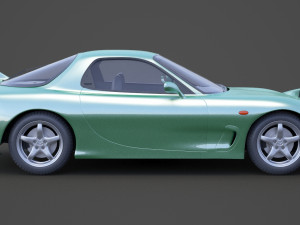 mazda rx7 1999 Modelo 3D