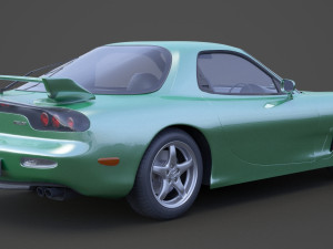 mazda rx7 1999 Modelo 3D