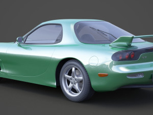 mazda rx7 1999 Modelo 3D