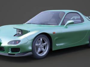 mazda rx7 1999 Modelo 3D