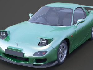 mazda rx7 1999 Modelo 3D