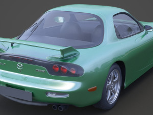 mazda rx7 1999 Modelo 3D