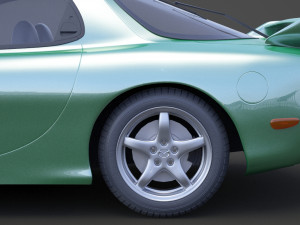 mazda rx7 1999 Modelo 3D