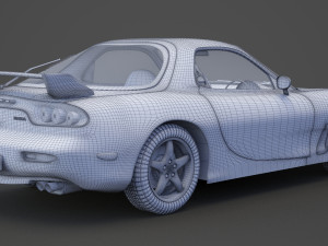mazda rx7 1999 Modelo 3D